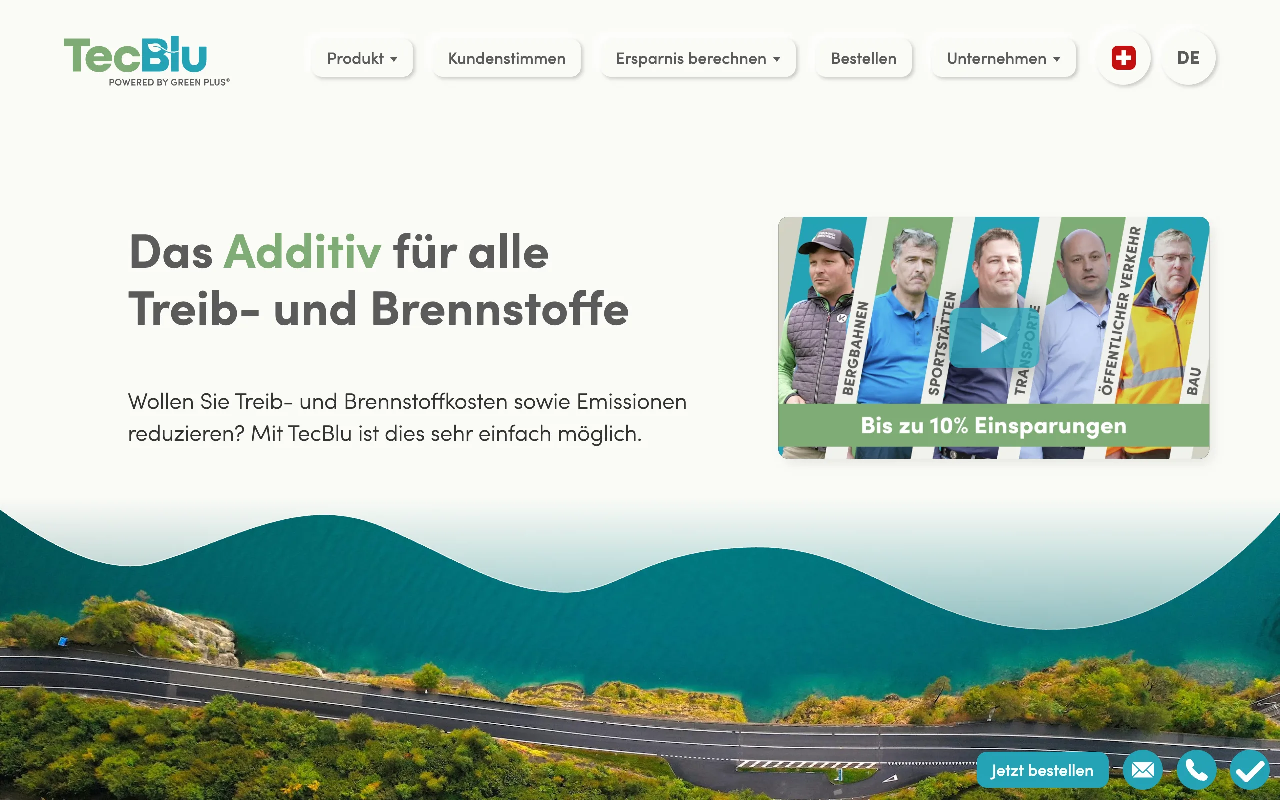 Screenshot tecblu.ch